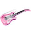 Multifunctional Kids Bass Guitar Toy Children Light Musical Instrument Toy Pink