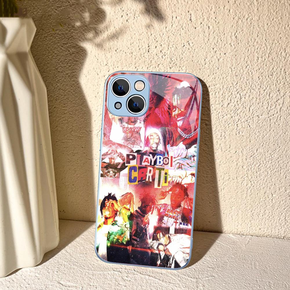 

Playboi Carti Popular Music Album Rap Phone Case For iPhone 14 13 12 Mini 11 Pro XS Max X XR 14 Plus Tempered Glass Cover iphone 11 pro
