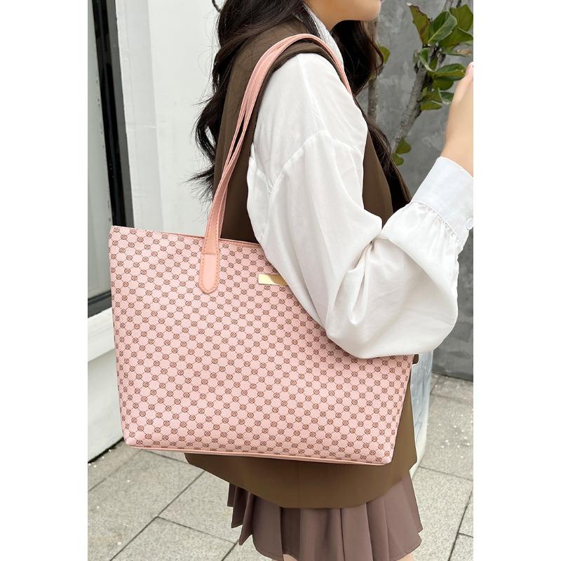Printed Tote Bag Women's Bag Casual Mommy Bag Korean Version Large Capacity Shoulder Bag Casually