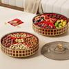 Rotating Fruit And Snacks Serving Tray Designed For Easy Access To Dry Fruits Nut And Candy During Family Gatherings