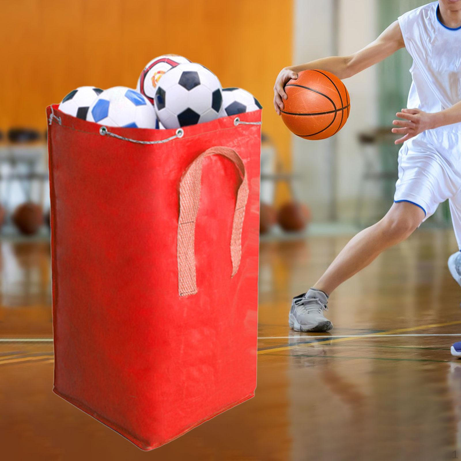 

Carrier Bag for Soccer Volleyball Basketball with Drawstring Closure красный