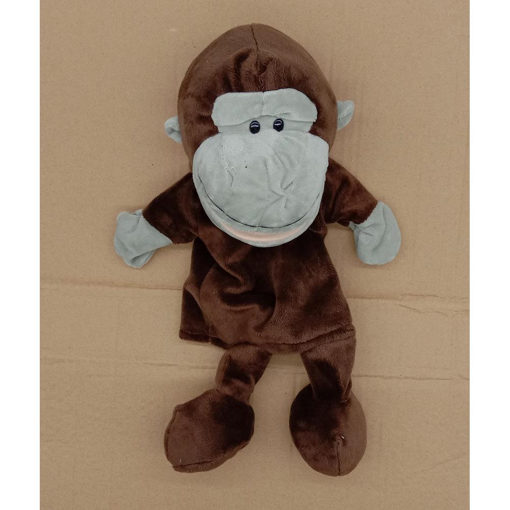 

Трансграничная плюшевая игрушка-рукавичка в виде животного, реквизит для детских представлений, игра, раннее развитие, рассказывание историй, чревовещание 35cm