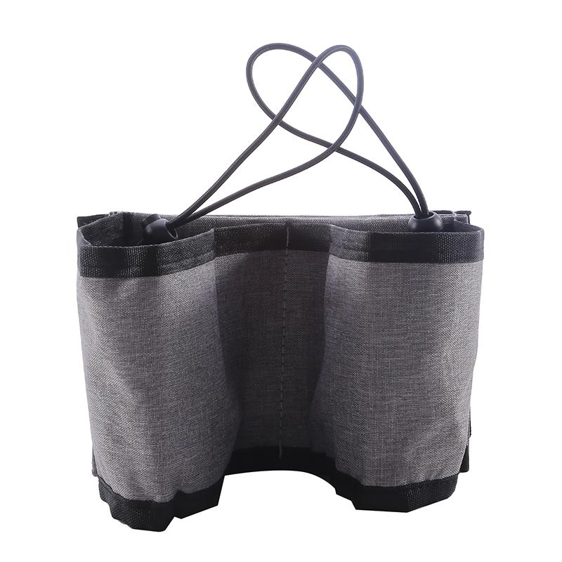 Дорожный подстаканник для багажа прочный дорожный багаж сумка для напитков дорожный подстаканник сумка для хранения подходит для всех ручек чемодана серый 834₽