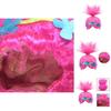 Kinder Troll Stil Festival Party Perücke Für Cartoon Cosplay Mit Pinker Kopfschmuck Kappe