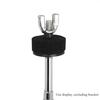 10pcs Plastic Drum Felt Cymbal Stand Sleeves Black Sleeve Set for Drum Set Good Performance Percussion Instruments Accessories