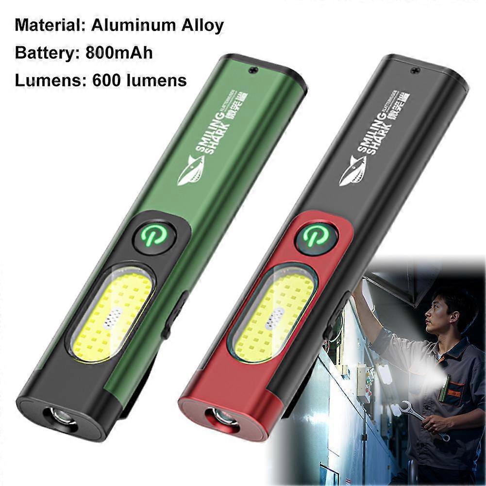 Led Keychain Flashlight Usb-C Rechargeable 600Lm Portable