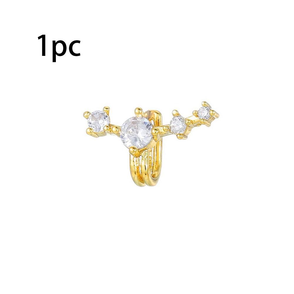 2PCS New Design Gold Color Star Dangle Earrings for Women Luxury Star Pendientes Earring  New In Y2k Jewelry Aretes De Mujer