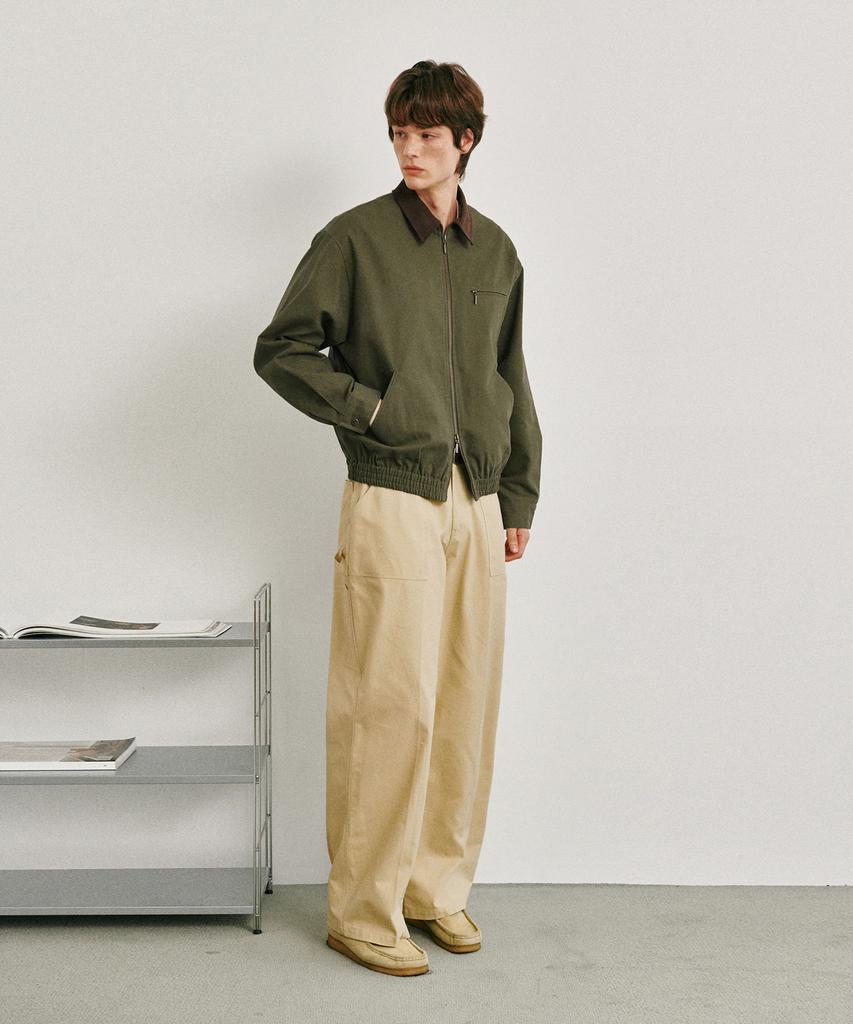 GLW Carpenter Fatigue Cotton Pants Beige