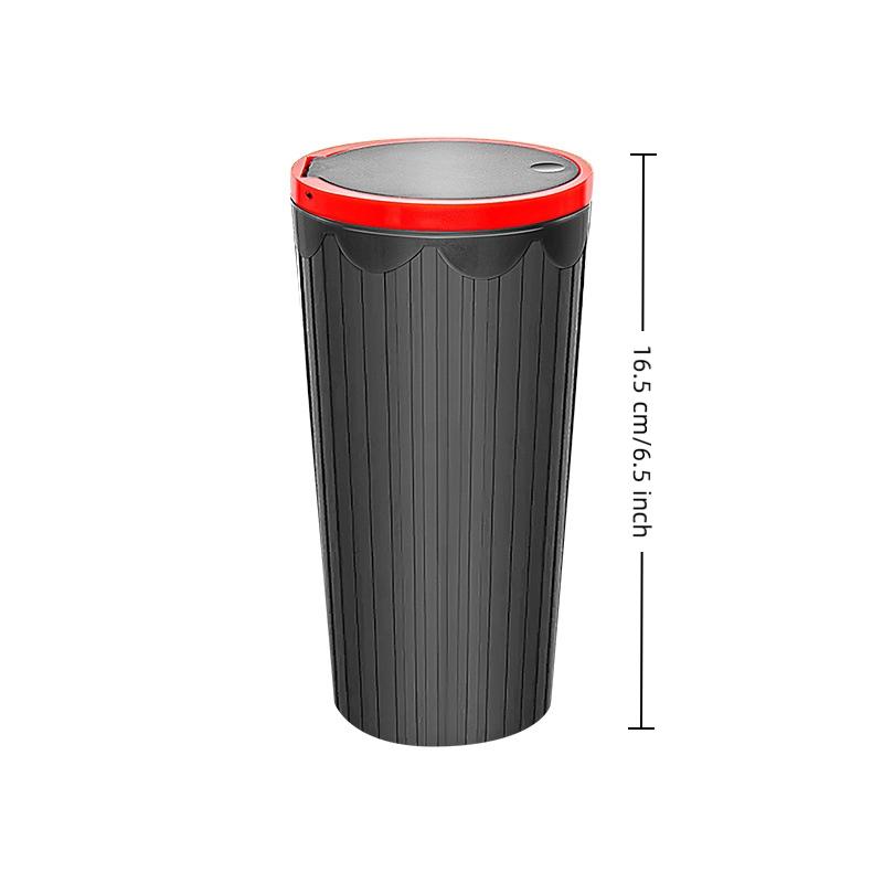 Car Trash Bin Can Mini Auto Dust Organizer Car Interior Rubbish Bag Garbage Container Storage Box Bucket Auto Accessories