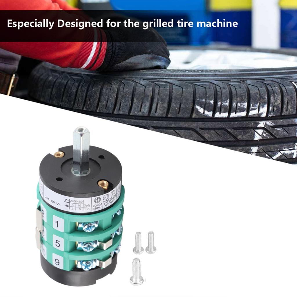 380V Tire Changer Machine Motor Forward Reverse Switch Turn Table Pedal Switch