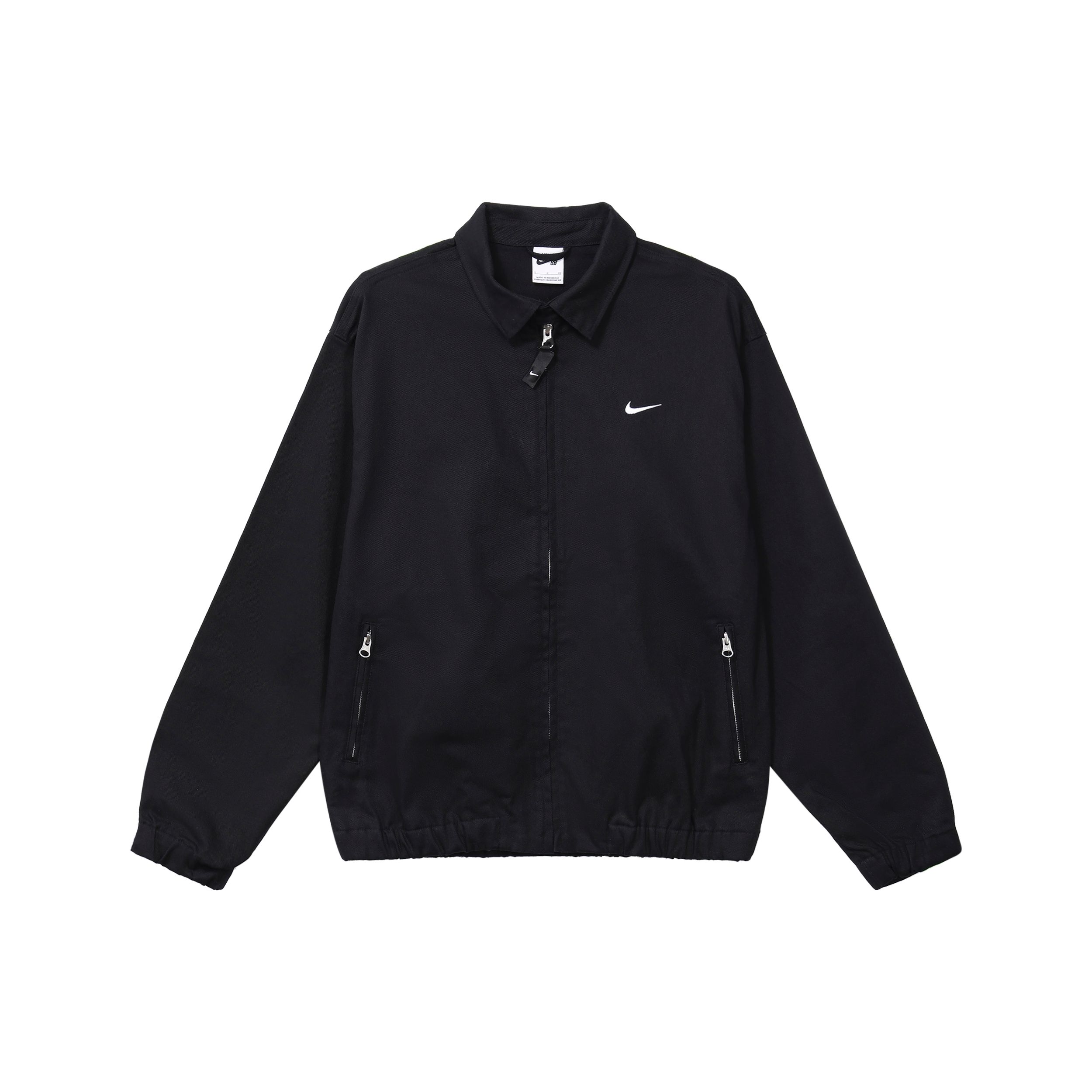 

Повседневная куртка с воротником Nike Solid Color Logo Куртки унисекс, черные DQ6335-010 XS