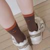 [3PACK] 1989 Vintage Pouch Brown Sock Set