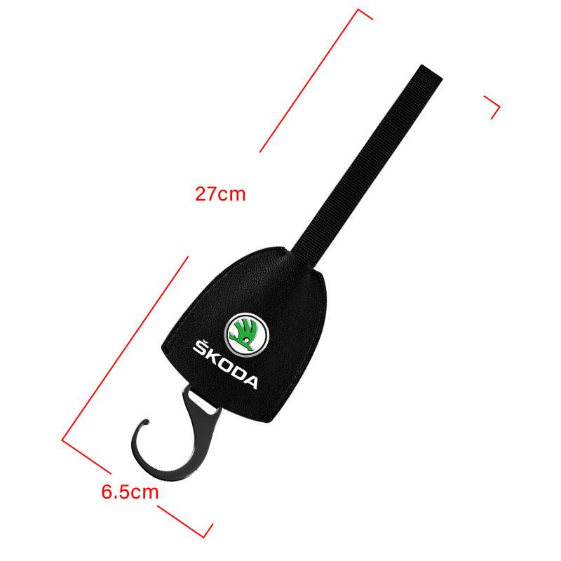 Auto Innenraum Organizer Haken Auto Rücksitz Haken Kopfstützenhänger Für Skoda Octavia Superb Rapid Kodiaq Karoq Fabia Kamiq Roomster Citigo