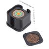 New 6Pcs PVC Coasters Dining Table Protector Pad Heat Resistant Cup Mat Coffee Tea Hot Drink Mug Placemat Kitchen Accessories