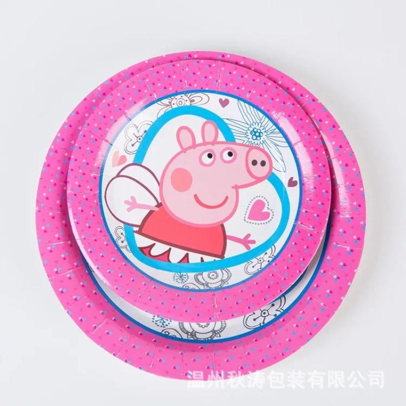 Festival Party Decorations Supplies Peppa Pig Theme Home Decor Birthday Party Decoration Set