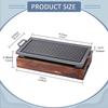 Pan Barbecue Grill Cookware Practical Aluminum Alloy Outdoor Grilling Griddle for Travel