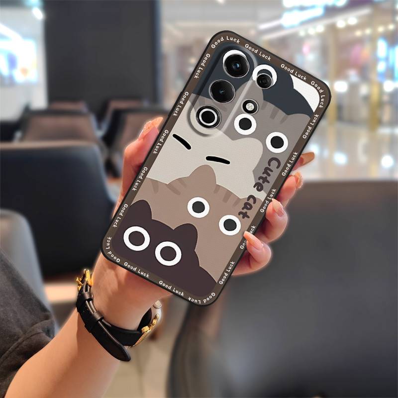 Shockproof Anti-dust Phone Case For Itel S25 Ultra Soft Case Durable Anti-knock Dirt-resistant Graffiti Cute Back Cover