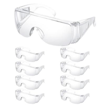 Protective Work Goggles for Experiments [Kachar] Eyewear, Glasses, Anti-Fog, Dustproof, Over-Glasses, (10 Pieces)