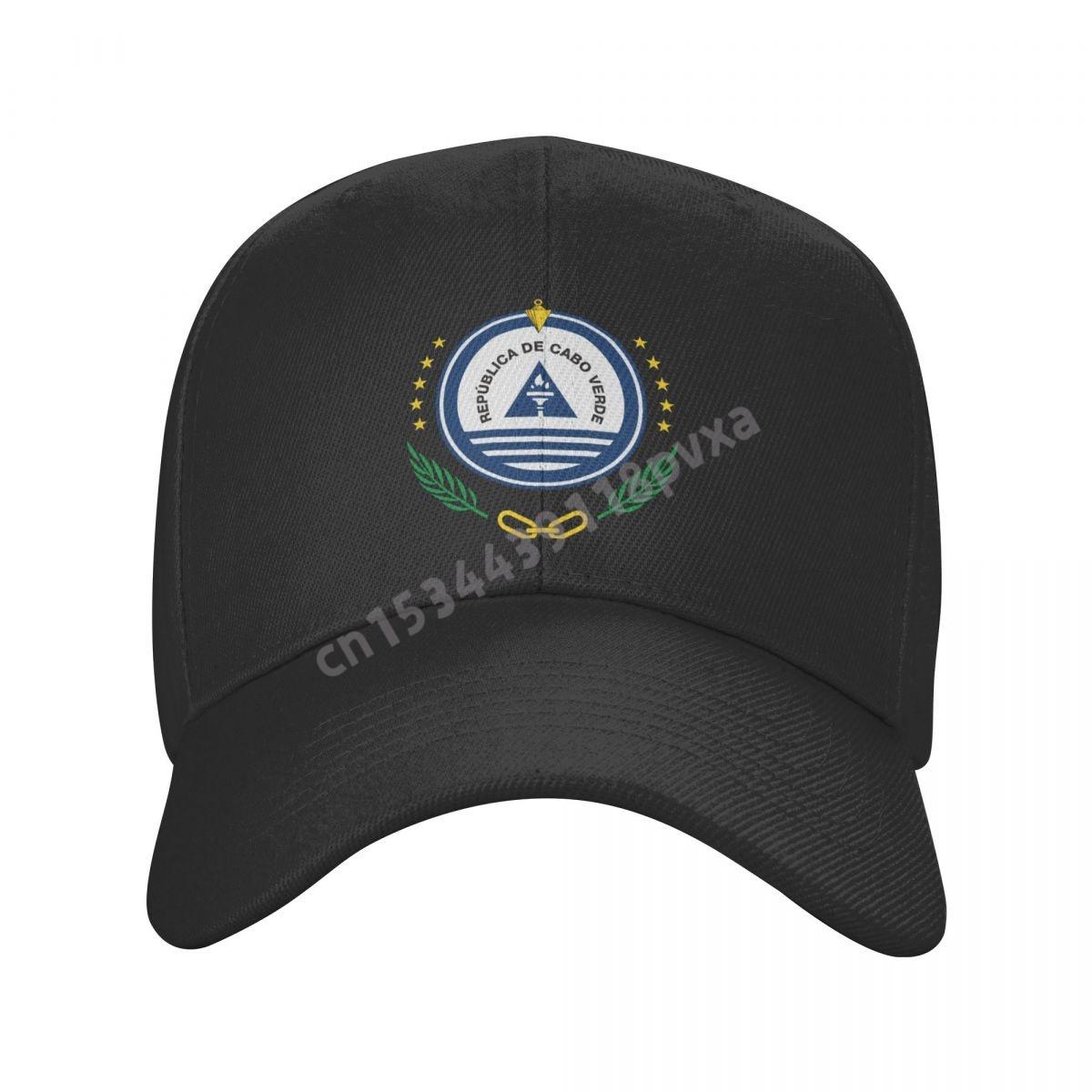 ALLRICK CAP Baseball Cap Kaapverdi&euml; Vlag Kaapverdische Fans Landkaart Wild Zonnescherm Peaked Verstelbare Outdoor Caps voor Unisex WoUnisex One Size
