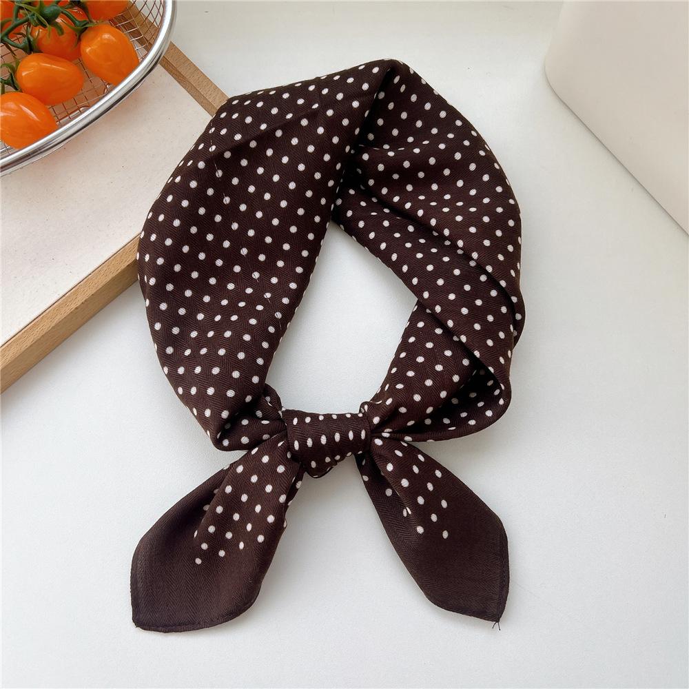 Paisley Flower Print Handkerchief Soft Cotton Linen Head Neck Scarves Hair Scarf Neckerchief Headscarves Square Scarf Headband