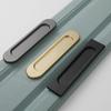 Black Grey Gold Wardrobe Door Handle Self-adhesive Cabinet Door Knob  Furniture Hardware