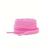 1pair Solid Shoelaces For Sneakers Decoration