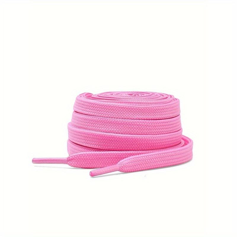 1pair Solid Shoelaces For Sneakers Decoration