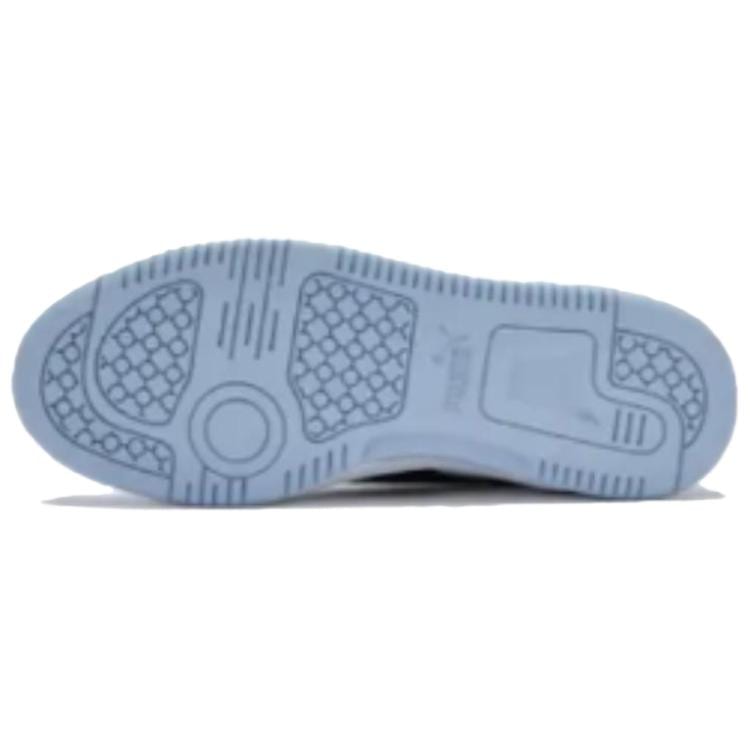 PUMA Rebound V6 Abrasion Resistant Breathable Low top Skateboard Shoes Unisex Blue White Black 392328-57