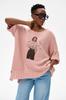 Women's Sweater Blooming Antique Pink Universal