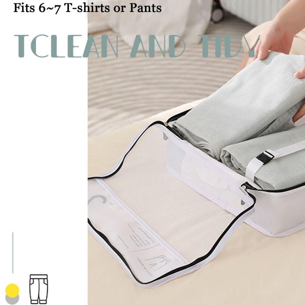 Waterproof Travel Compression Packing Cubes Bag Wear-resistant Suitcase Clothes Organizer Drawer