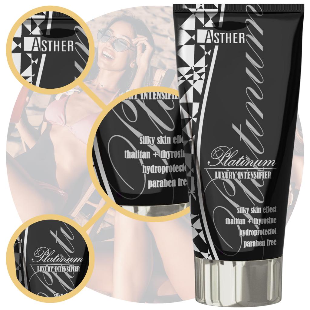 Asther Platinum Luxury Bronzer for Sunbathing Strong