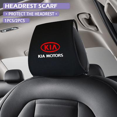 Akcesoria do wnętrza samochodu Super Miękka Bawełniana Pokrowiec na Zagłówek Do Rio Ceed Sportage Cerato Soul Sorento K2 K5 Picanto Optima