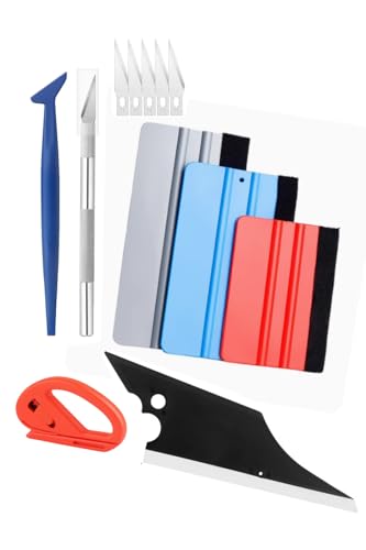 

YFFSFDC Car Wrapping Film Application Tool Kit, Automotive Wrapping Film Application Tool Set, Seal Application, No Bubble, No Scratches, Scraper