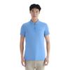 Li-Ning Fitness Series Solid Color Polo Shirt Men Tops Paris-Blue APLT076-4