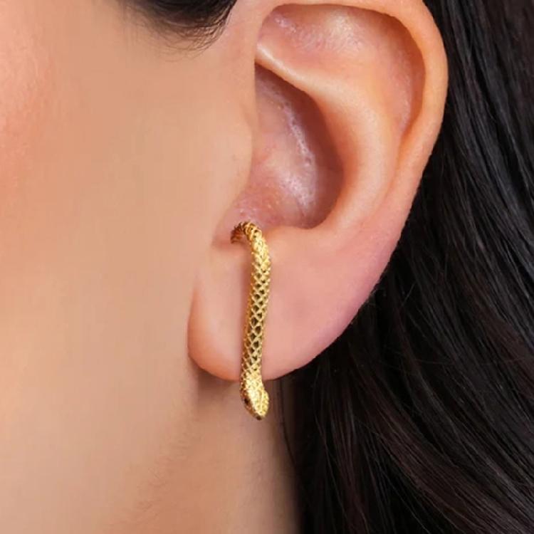 Schlangen Ohrstecker Stilvolle Ohrklemmen Schmuckaccessoires für Party Alltagskleidung