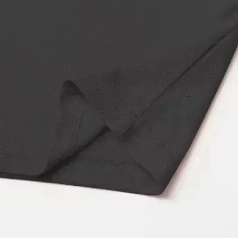 2025 Summer New High-quality Skull Lightning Letter Printing High Street American Casual Men's and Women's T-shirt Top