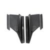 Motorcycle Front Fairing Side Winglet Wind Fin Spoiler Kit Glossy Carbon Fiber