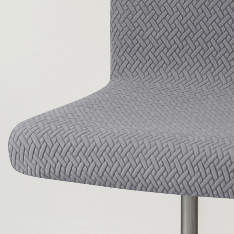 Elastic T-shaped Home Hotel Club Chair Cover Rotating Bar Chair Cover Solid Color