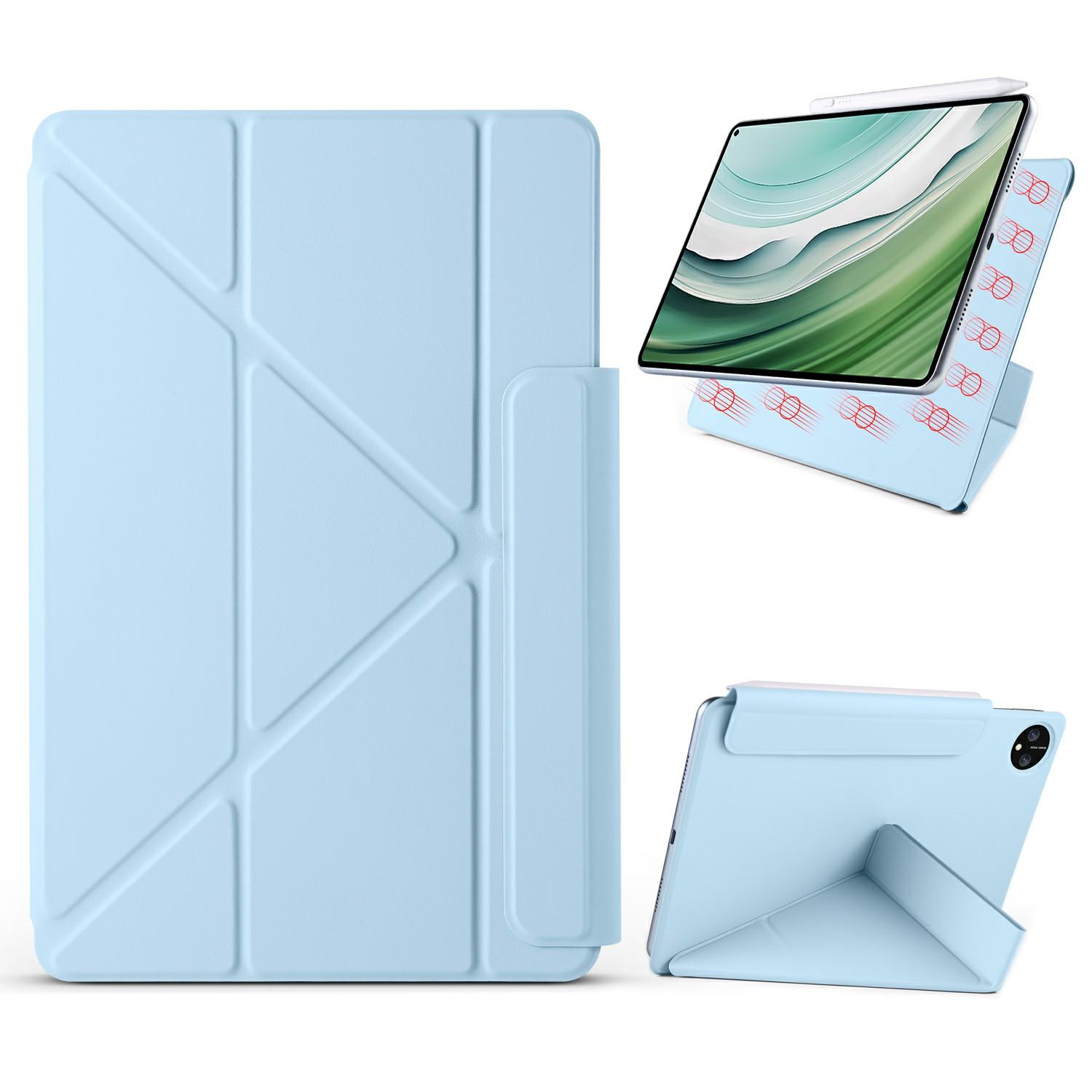 

Для Huawei MatePad Pro 11 (2024)/(2022) Чехол PC + PU кожа оригами подставка магнитный чехол для планшета A