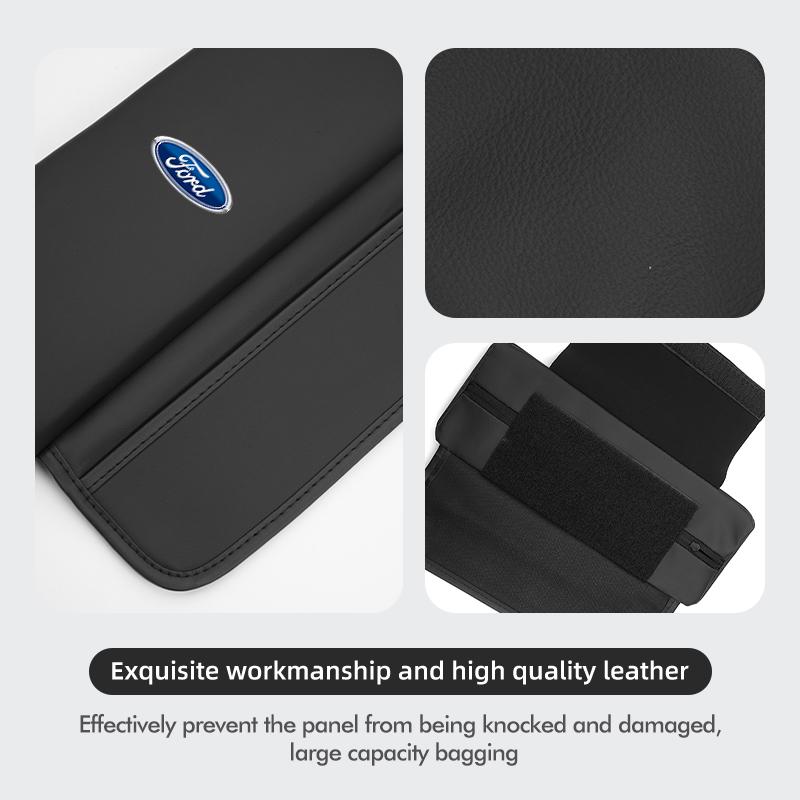For Ford Car Armrest Cover Dual Opening Leather Sponge Comfort Protector Escort KA Flex Everest KA Expedition Falcon Fusion