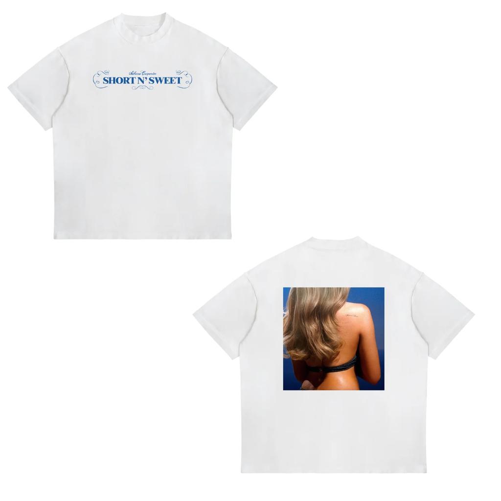 Sabrina Carpenter Concert Printed TShirt Womens Unisexs Unisex Shortsleeved Retro Street Y2K Casual Fashion Tops Clothing