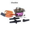 ICQUANZX 3Pcs MG90S Metal Geared Micro Servo Motor for RC Helicopter Airplane Car Boat
