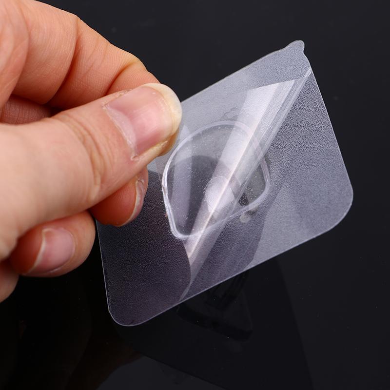5Pcs Free Punching Seamless Invisible Hook Bathroom Kitchen Adhesive Hook