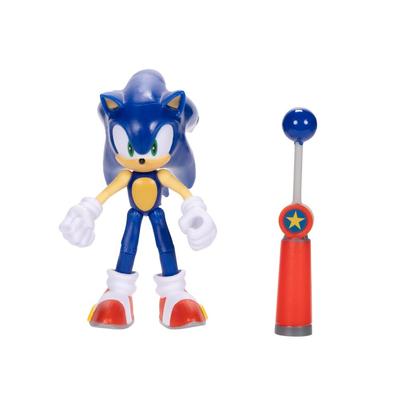 SEGA Sonic 4-Inch Action Figure with Blue Checkpoint Accessories Suitable for Ages 3 and Up Official License