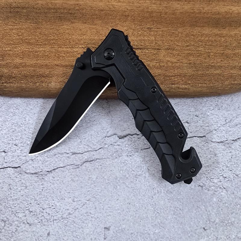 Mini Knife OutdoorOutdoor Camping Multipurpose ABS Stainless Steel Folding Emergency Survival