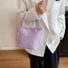 New Macaron Color Mini Tote Bag Mini All-match Design Nylon Handbag Lightweight Women's Handbag Casual