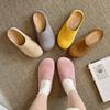 Platforma Birkenstock apavi soma galva pusčības sieviešu ārējais apģērbs 2025 pavasaris un rudens jauni modeļi grūtnieces retro neglīts Boken half drag