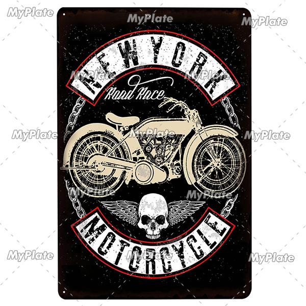 Motorbike Metal Sign Vintage Plaque Tin Sign Wall Decor For Garage Plate Crafts Art Ride Or Die Poster Gift Custom Drop Shipping