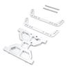 For 1/10 RC Crawler Car Carbon Fiber Chassis Skid Plate Transmission Plate Upgrade Part For Axial SCX10 Capra 1.9 UTB F9