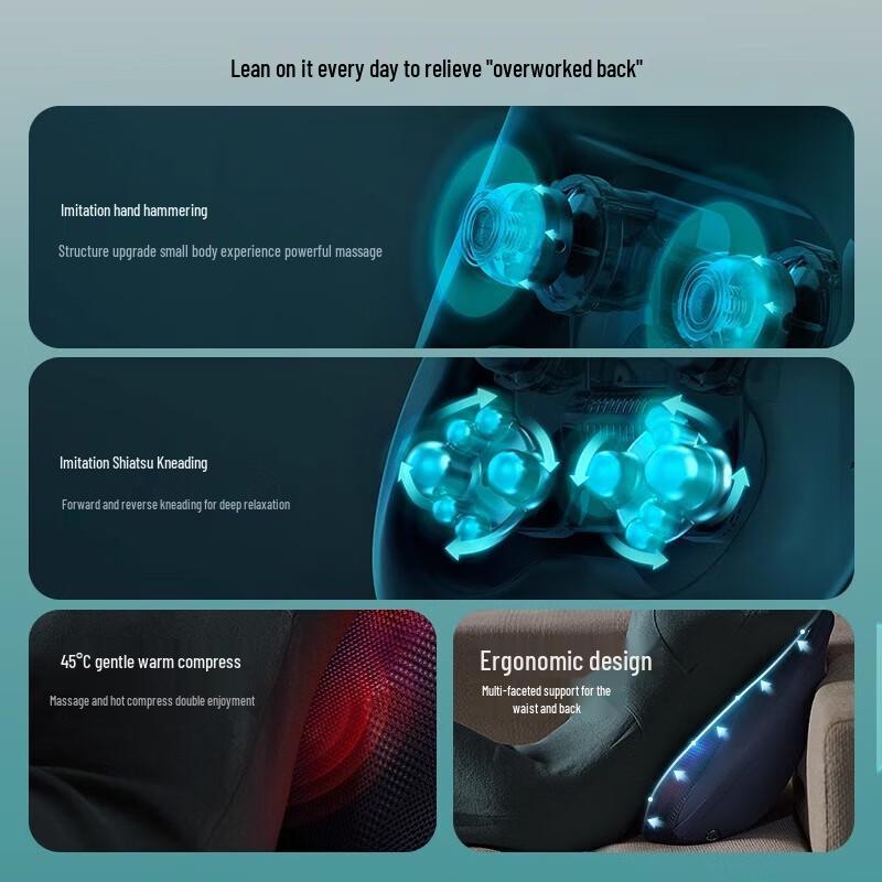 Philips Lumbar & Back Massager Cushion